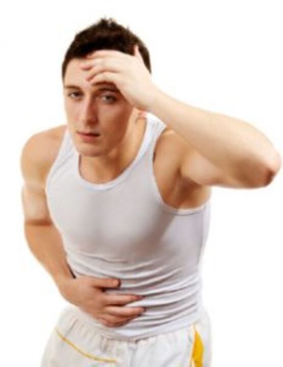 Appearance of cystitis in men